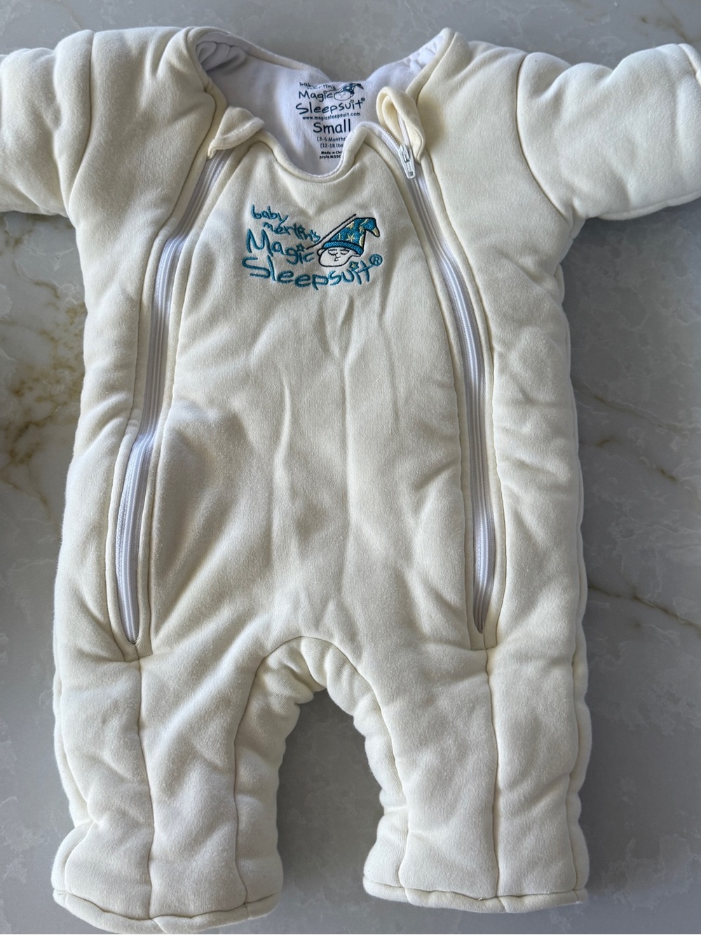 Magic Sleepsuit Cream Baby Sleep Sack - Small 3-6 month